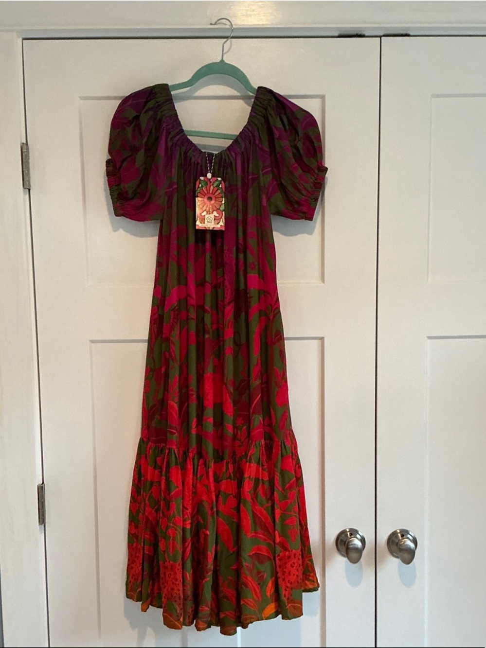 NWT FARM Rio for Anthropologie midi dress.